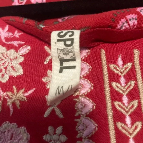 Spell Arabian Jewel Dress, Size M/L, Red - Picture 9 of 13